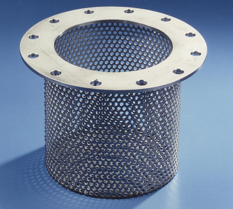 Perforation from RMIG used for water processing sieve